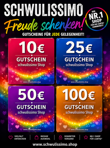 Gutschein für den schwulissimo Shop – Das perfekte Geschenk für Vielfalt
