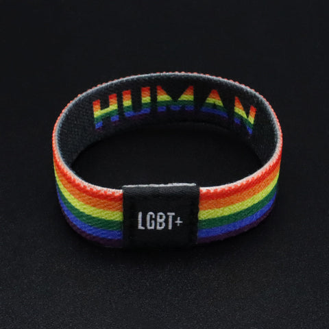 LGBT+ Armband (DUO) - Rainbow & Human