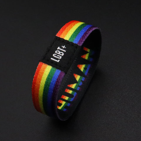 LGBT+ Armband (DUO) - Rainbow & Human