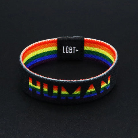LGBT+ Armband (DUO) - Rainbow & Human