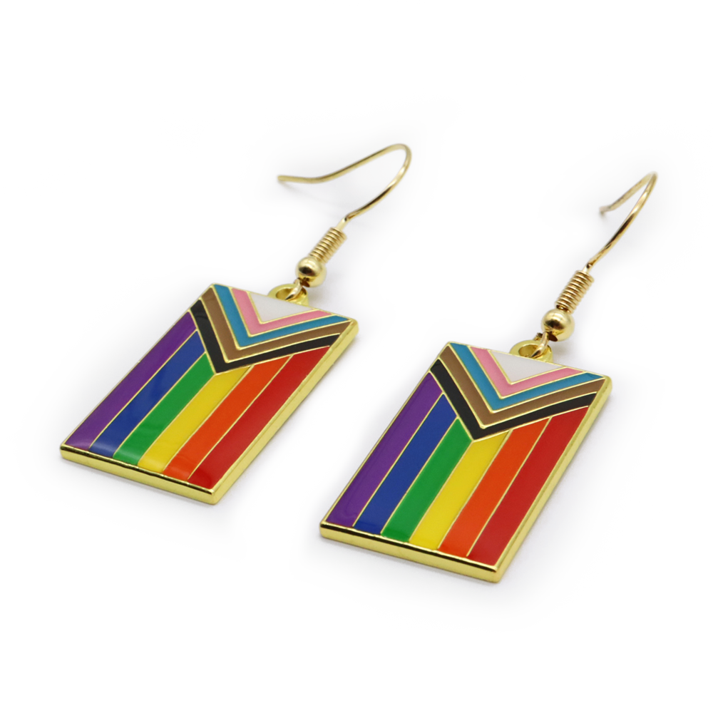 2x Progress Pride Ohrringe