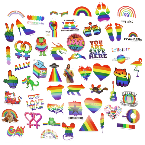 LGBTQ Sticker Set (> 50 Motive)