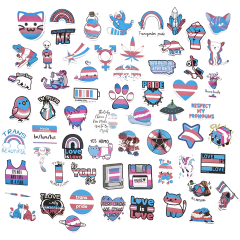 LGBTQ Sticker Set (> 50 Motive)