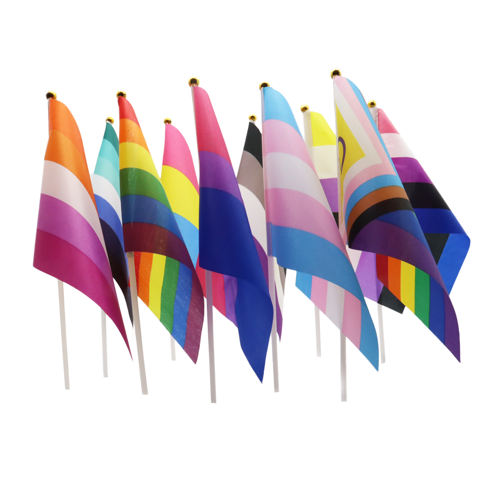Pride Mini-Fähnchen (10 Stk.)