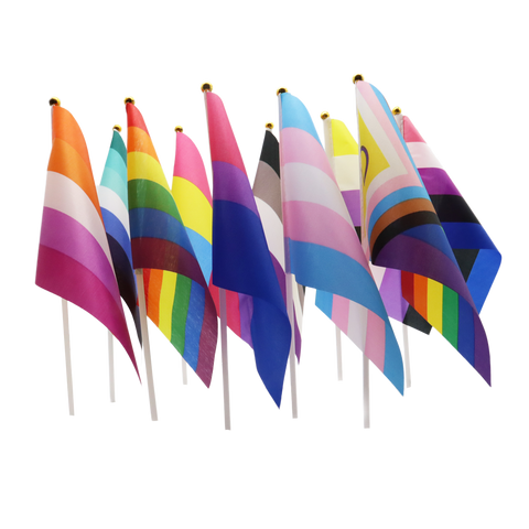 Pride Mini-Fähnchen (10 Stk.)