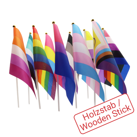 Pride Mini-Fähnchen (10 Stk.)