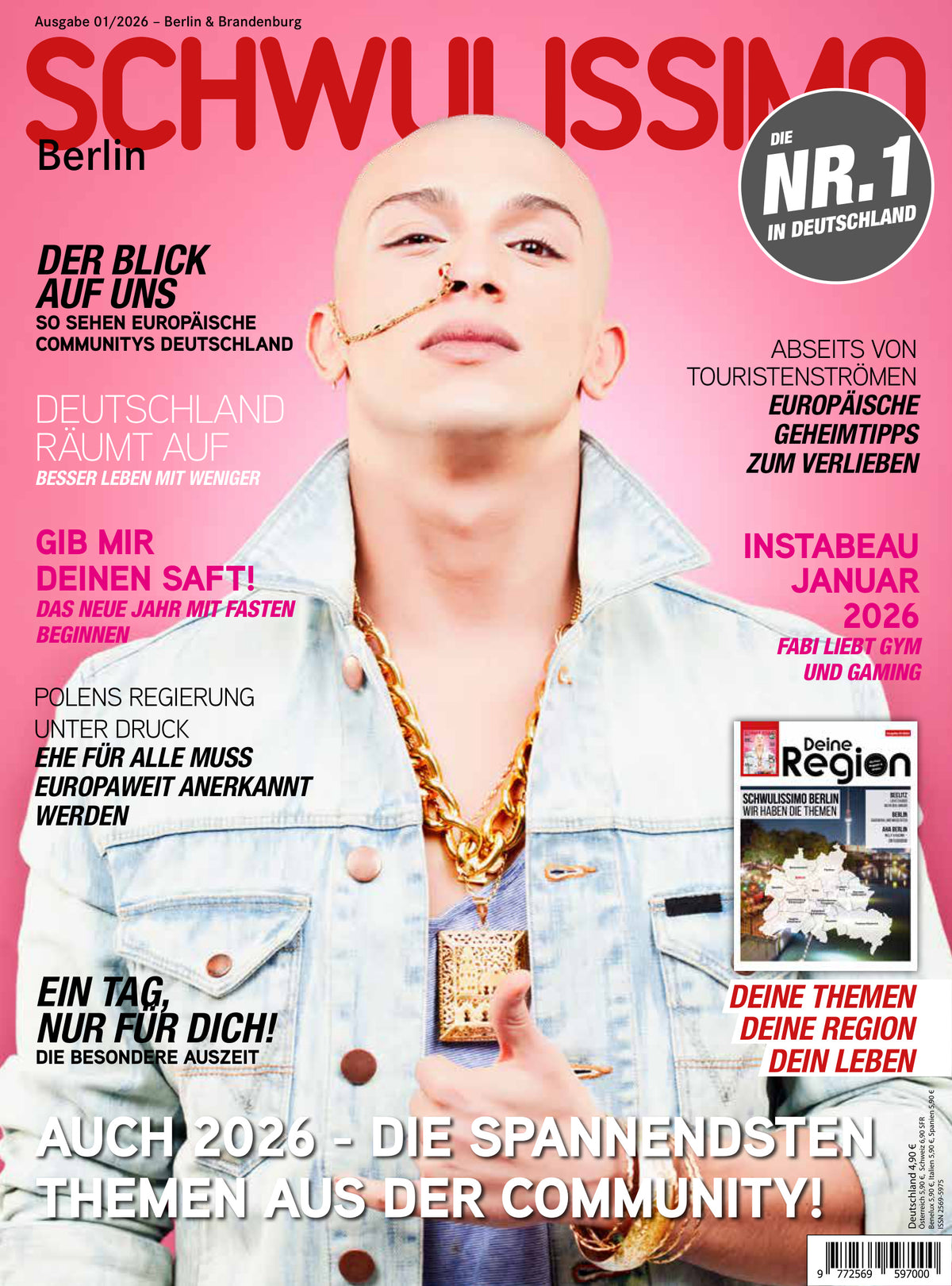 SCHWULISSIMO Berlin – Ausgabe 01/2026