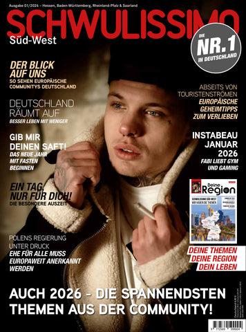 SCHWULISSIMO Süd-West – Ausgabe 01/2026