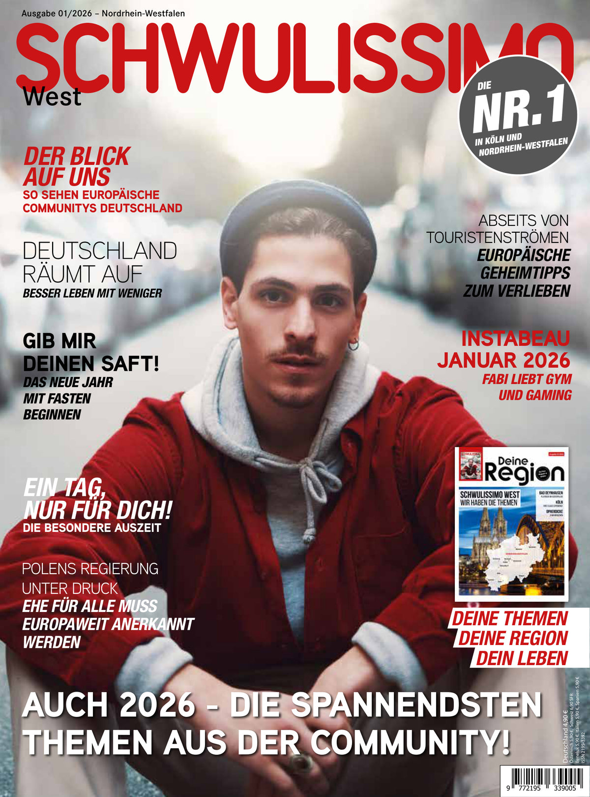 SCHWULISSIMO West – Ausgabe 01/2026