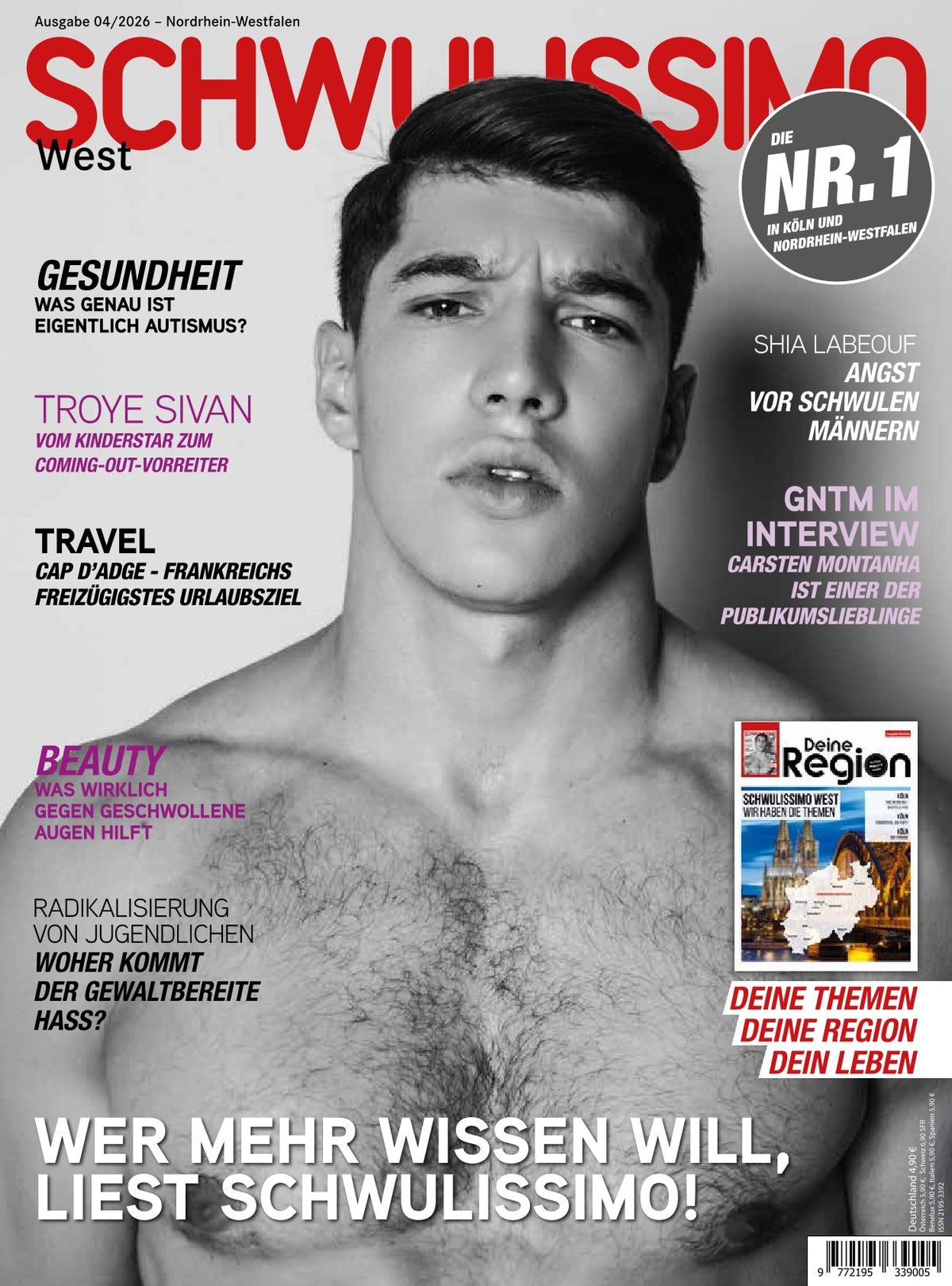 SCHWULISSIMO  West - April 2026 - Einzelausgabe
