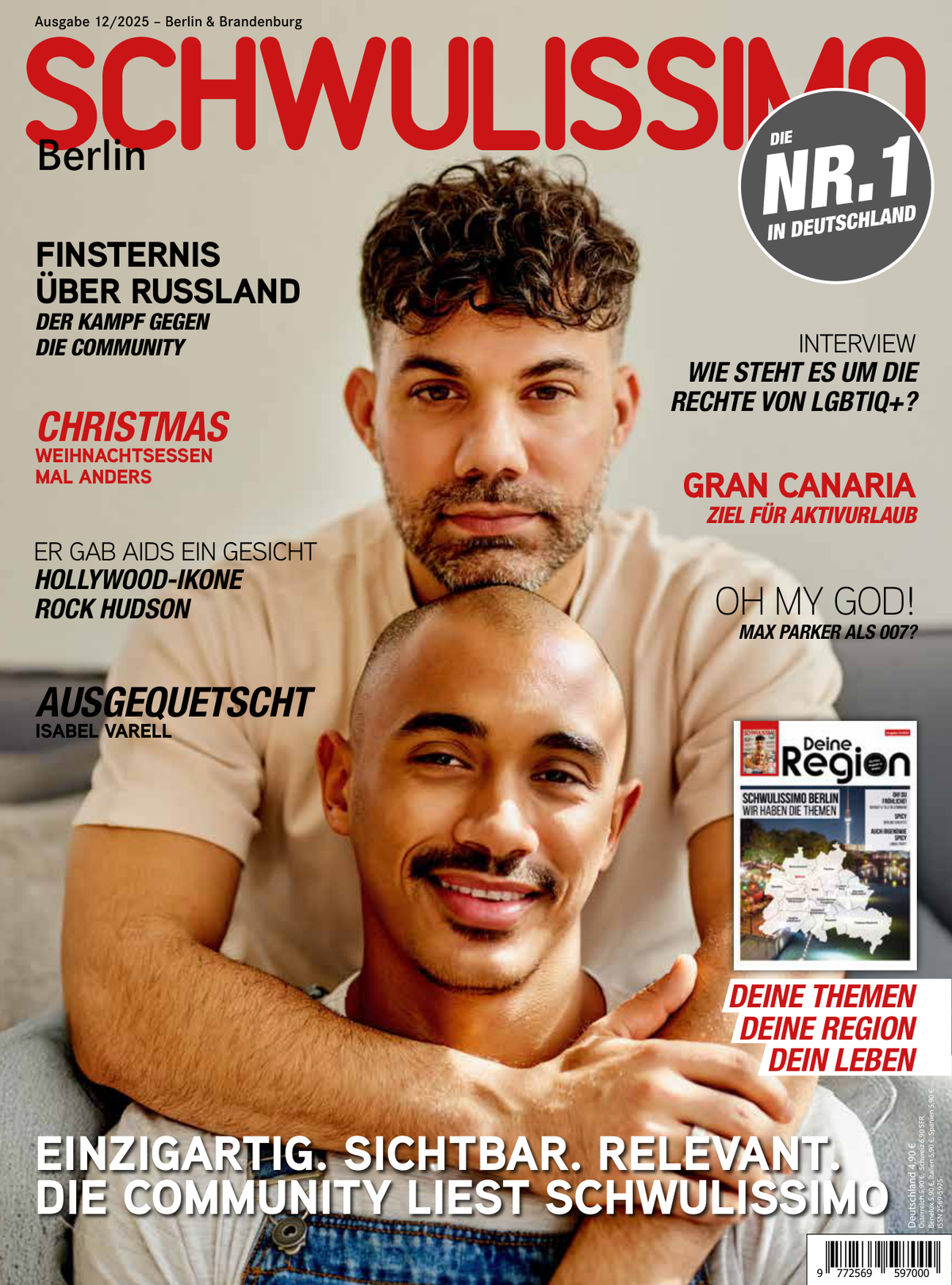 SCHWULISSIMO Berlin – Ausgabe 12/2025