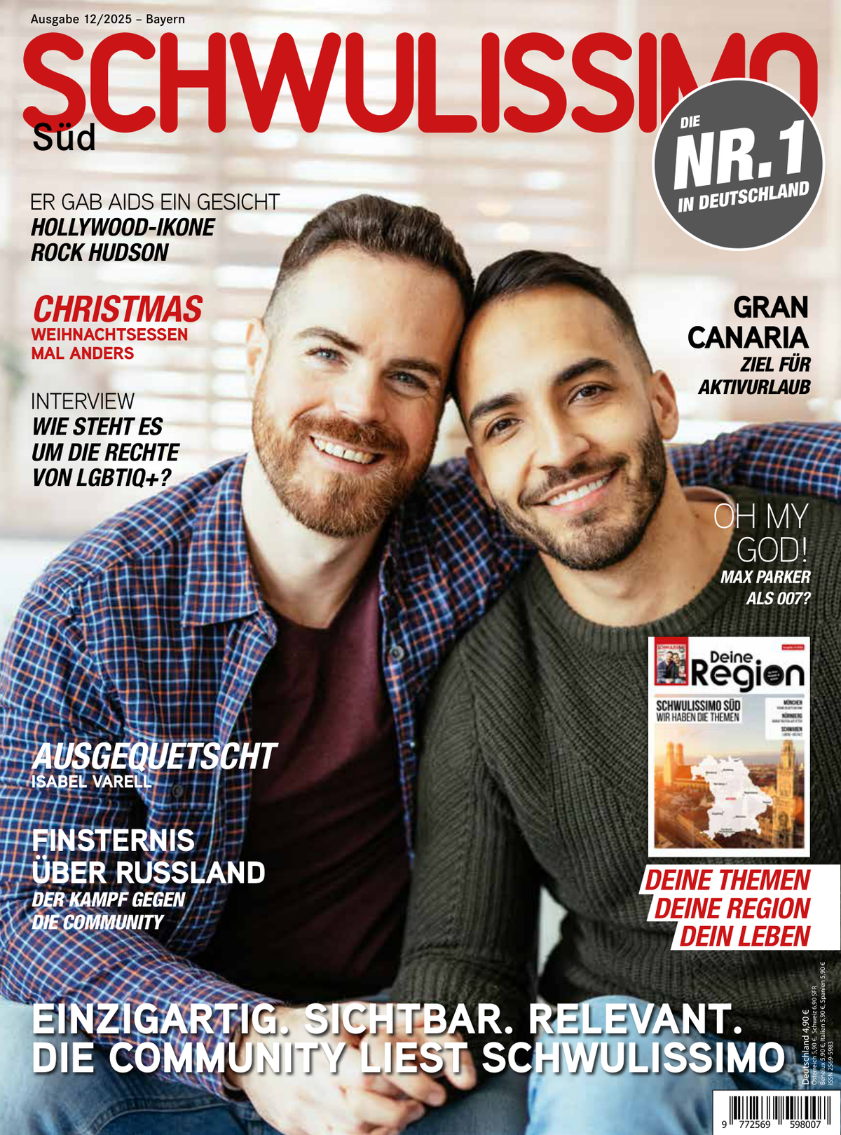 SCHWULISSIMO Süd – Ausgabe 12/2025