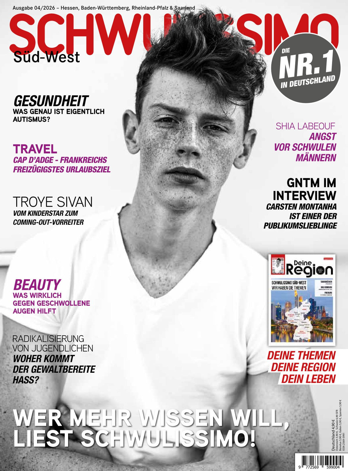 SCHWULISSIMO  SüdWest - April 2026 - Einzelausgabe