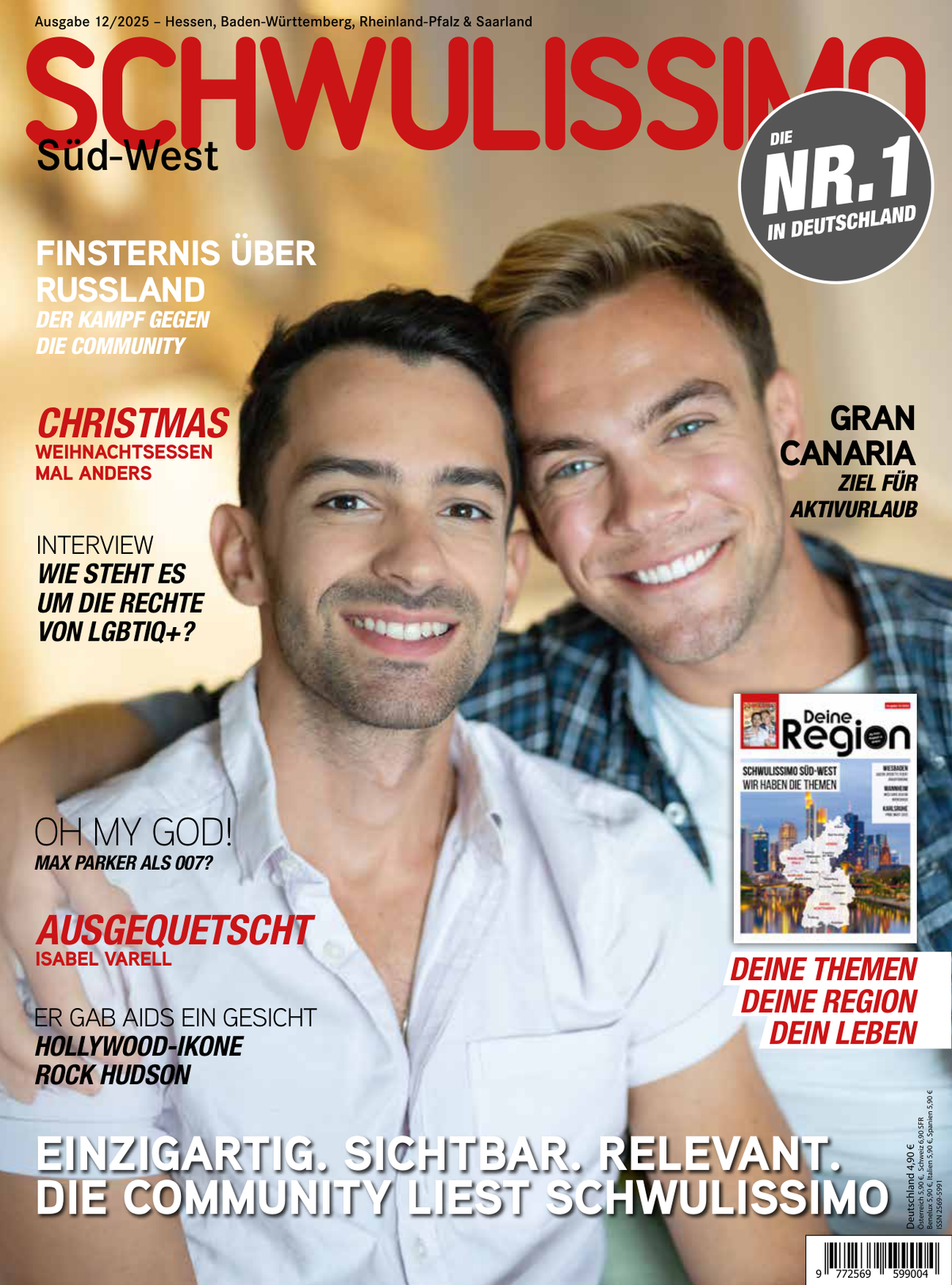 SCHWULISSIMO Süd-West – Ausgabe 12/2025