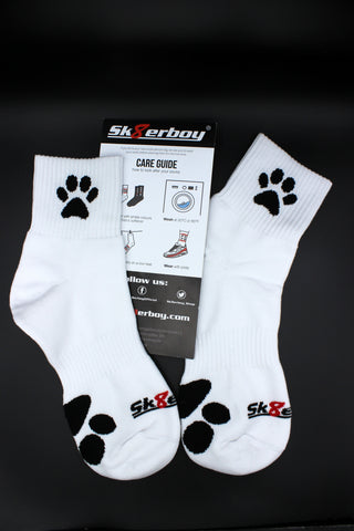 Sk8erboy® PUPPY Short Crew Socks weiß